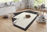 Kusový koberec Twin-Wendeteppiche 103105 creme schwarz – na ven i na doma - 160x230 cm Kusový koberec Twin-Wendeteppiche 103105 creme schwarz – na ven i na doma - 160x230 cm