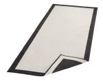 Kusový koberec Twin-Wendeteppiche 103105 creme schwarz – na ven i na doma - 160x230 cm Kusový koberec Twin-Wendeteppiche 103105 creme schwarz – na ven i na doma - 160x230 cm