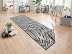 Kusový koberec Twin Supreme 103433 Palma black creme – na ven i na doma - 240x340 cm Kusový koberec Twin Supreme 103433 Palma black creme – na ven i na doma - 240x340 cm