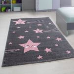 Dětský kusový koberec Kids 610 pink - 80x150 cm Dětský kusový koberec Kids 610 pink - 80x150 cm