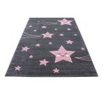 Dětský kusový koberec Kids 610 pink - 80x150 cm Dětský kusový koberec Kids 610 pink - 80x150 cm