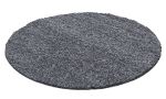 Kusový koberec Life Shaggy 1500 grey kruh - 80x80 (průměr) kruh cm Kusový koberec Life Shaggy 1500 grey kruh - 80x80 (průměr) kruh cm