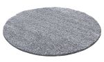Kusový koberec Life Shaggy 1500 light grey kruh - 160x160 (průměr) kruh cm Kusový koberec Life Shaggy 1500 light grey kruh - 160x160 (průměr) kruh cm