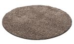 Kusový koberec Life Shaggy 1500 mocca kruh - 80x80 (průměr) kruh cm Kusový koberec Life Shaggy 1500 mocca kruh - 80x80 (průměr) kruh cm