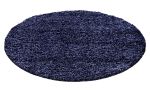 Kusový koberec Life Shaggy 1500 navy kruh - 200x200 (průměr) kruh cm Kusový koberec Life Shaggy 1500 navy kruh - 200x200 (průměr) kruh cm