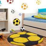 Dětský kusový koberec Fun 6001 yellow - 120x120 (průměr) kruh cm Dětský kusový koberec Fun 6001 yellow - 120x120 (průměr) kruh cm