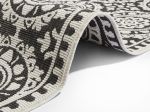 Běhoun Twin Supreme 104129 Black/Cream – na ven i na doma - 80x350 cm Běhoun Twin Supreme 104129 Black/Cream – na ven i na doma - 80x350 cm