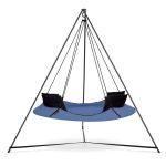 Houpačka Hangout Pod SET tmavě modrý (černá lana a stojan) Houpačka Hangout Pod SET tmavě modrý (černá lana a stojan)