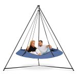 Houpačka Hangout Pod SET tmavě modrý (černá lana a stojan) Houpačka Hangout Pod SET tmavě modrý (černá lana a stojan)