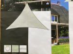 Stínící plachta COMO trojúhelníková bílá 3,6x3,6x3,6m Stínící plachta COMO trojúhelníková bílá 3,6x3,6x3,6m