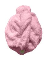 Rychleschnoucí froté turban na vlasy, růžový Rychleschnoucí froté turban na vlasy, růžový