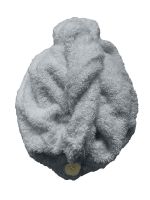 Rychleschnoucí froté turban na vlasy, světle šedý Rychleschnoucí froté turban na vlasy, světle šedý
