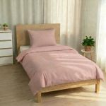 Povlečení damašek mikro LONKA starorůžové Povlečení damašek mikro LONKA starorůžové