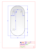 Oválné zrcadlo PURE OVAL 140x65 CM o síle 4mm s leštěnou hranou - včetně závěsů Oválné zrcadlo PURE OVAL 140x65 CM o síle 4mm s leštěnou hranou - včetně závěsů