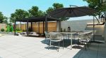 Bioklimatická pergola INTRO PLUS 6x3 m volně stojící Bioklimatická pergola INTRO PLUS 6x3 m volně stojící