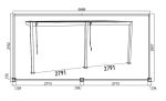 Bioklimatická pergola INTRO PLUS 6x3 m - do stěny Bioklimatická pergola INTRO PLUS 6x3 m - do stěny