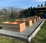 záhon vyvýšený PREMIUM MODŘÍN 160x70x50cm dřevěný záhon vyvýšený PREMIUM MODŘÍN 160x70x50cm dřevěný