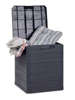 WOODYS zahradní plastový úložný box 90 L - grafit WOODYS zahradní plastový úložný box 90 L - grafit