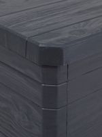 WOODYS zahradní plastový úložný box 90 L - grafit WOODYS zahradní plastový úložný box 90 L - grafit