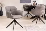 2SET židlo-křeslo EUPHORIA taupe kůže otočná 180° 2SET židlo-křeslo EUPHORIA taupe kůže otočná 180°