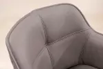 2SET židlo-křeslo EUPHORIA taupe kůže otočná 180° 2SET židlo-křeslo EUPHORIA taupe kůže otočná 180°
