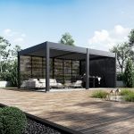 Bioklimatická pergola INTRO DUO 6x4 m, hliník - volně stojící Bioklimatická pergola INTRO DUO 6x4 m, hliník - volně stojící