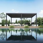 Bioklimatická pergola INTRO DUO 6x4 m, hliník - volně stojící Bioklimatická pergola INTRO DUO 6x4 m, hliník - volně stojící