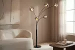 Stojací lampa LIQUID DIAMOND 200 CM kouřově šedá Stojací lampa LIQUID DIAMOND 200 CM kouřově šedá