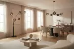 Stojací lampa LIQUID DIAMOND 200 CM kouřově šedá Stojací lampa LIQUID DIAMOND 200 CM kouřově šedá