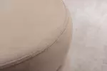 Taburet s ÚP VOQUE 40 CM greige samet Taburet s ÚP VOQUE 40 CM greige samet