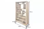 Regál CUBUS 190 CM masiv akácie honey Regál CUBUS 190 CM masiv akácie honey