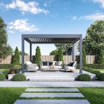 Luxusní ELEKTRICKÁ bioklimatická pergola PRESTIGE 4x4 m, hliník - volně stojící Luxusní ELEKTRICKÁ bioklimatická pergola PRESTIGE 4x4 m, hliník - volně stojící