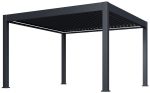 Luxusní ELEKTRICKÁ bioklimatická pergola PRESTIGE 4x4 m, hliník - volně stojící Luxusní ELEKTRICKÁ bioklimatická pergola PRESTIGE 4x4 m, hliník - volně stojící