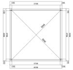Luxusní ELEKTRICKÁ bioklimatická pergola PRESTIGE 4x4 m, hliník - volně stojící Luxusní ELEKTRICKÁ bioklimatická pergola PRESTIGE 4x4 m, hliník - volně stojící