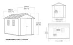APEX domek 11x7,5 ASHWOOD