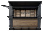 DECO BAR DUO domek - Walnut DECO BAR DUO domek - Walnut