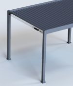Luxusní ELEKTRICKÁ bioklimatická pergola PRESTIGE 8x4 m, hliník - volně stojící Luxusní ELEKTRICKÁ bioklimatická pergola PRESTIGE 8x4 m, hliník - volně stojící