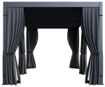 set závěsů a moskytiér pro pergolu ECO 6x3 m set závěsů a moskytiér pro pergolu ECO 6x3 m