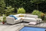 TRIBE stolek o 40 cm - antracit/teak TRIBE stolek o 40 cm - antracit/teak