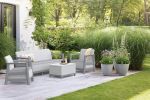 SCANDI LINEA 3 SEATERS SET - Ash grey/Storm grey SCANDI LINEA 3 SEATERS SET - Ash grey/Storm grey
