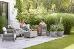 SCANDI LINEA 3 SEATERS SET - Ash grey/Storm grey SCANDI LINEA 3 SEATERS SET - Ash grey/Storm grey