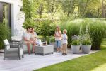 SCANDI LINEA 3 SEATERS SET - Ash grey/Storm grey SCANDI LINEA 3 SEATERS SET - Ash grey/Storm grey