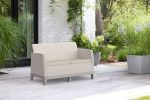 SCANDI FORMA 2 SEATER SOFA - Pebble grey/Soft biege SCANDI FORMA 2 SEATER SOFA - Pebble grey/Soft biege