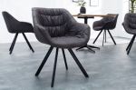 Židlo-křeslo DUTCH COMFORT antik šedé mikrovlákno - rozbaleno Židlo-křeslo DUTCH COMFORT antik šedé mikrovlákno - rozbaleno