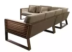 Zahradní 5 místná rohová sedací souprava NEW YORK BROWN TAUPE Zahradní 5 místná rohová sedací souprava NEW YORK BROWN TAUPE