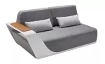 Zahradní 5 místná rohová souprava ONDA WHITE GREY Zahradní 5 místná rohová souprava ONDA WHITE GREY
