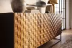 Komoda SHADES 3D 180 CM vícebarevná masiv mango