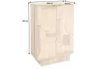 Barová skříň ART DECO WHITE 140 CM masiv mango Barová skříň ART DECO WHITE 140 CM masiv mango