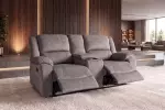 2SET televizní křeslo HOLLYWOOD šedé samet 2SET televizní křeslo HOLLYWOOD šedé samet