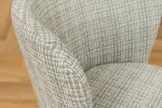2SET jídelní židle LYON modrá kostkovaná bouclé 2SET jídelní židle LYON modrá kostkovaná bouclé
